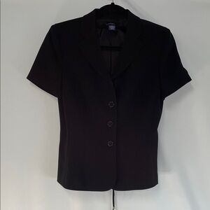 ANN TAYLOR SHORT SLEEVE BLAZER FTL-11-018